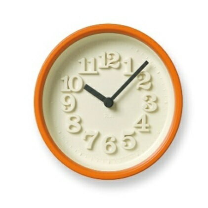 小さな時計 / オレンジ （WR07-15 OR）Lemnos レムノス 時計　　お届け：※申込状況によりお届け迄1～2ヶ月程度かかる場合があります。