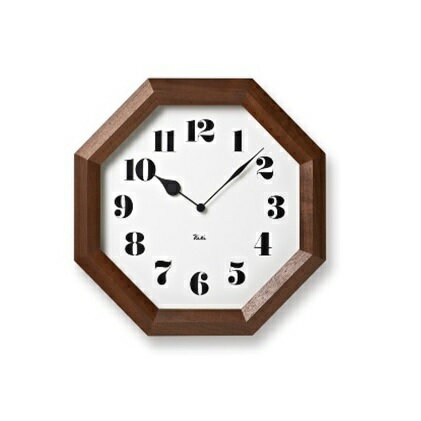 八角の時計 /（WR11-01）Lemnos レムノス 時計　【工芸品 装飾品 民芸品 伝統技術 インテリア 時計 掛け時計】　お届け：※申込状況によりお届け迄1～2ヶ月程度かかる場合があります。