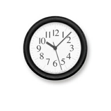 Clock B Small / ブラック （YK15-04 BK）Lemnos レムノス 時計　【工芸品 装飾品 民芸品 伝統技術 インテリア 時計 掛け時計】　お届け：※申込状況によりお届け迄1～2ヶ月程度かかる場合があります。