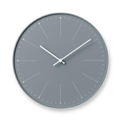 dandelion (NL14-11 GY) Lemnos レムノス 時計 [インテリア] お届け:※申込状況によりお届け迄1〜2ヶ月程度かかる場合があります。
