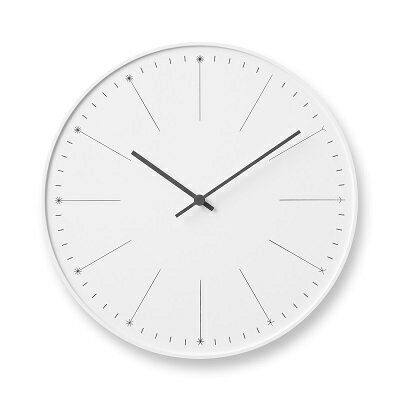 dandelion (NL14-11 WH) Lemnos レムノス 時計 [インテリア] お届け:※申込状況によりお届け迄1〜2ヶ月程度かかる場合があります。