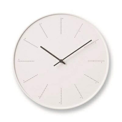 divide(NL17-01 WH) Lemnos レムノス 時計 [インテリア] お届け:※申込状況によりお届け迄1〜2ヶ月程度かかる場合があります。