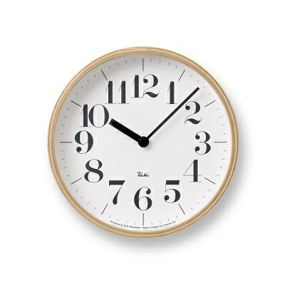 14位! 口コミ数「1件」評価「5」掛け時計 グッドデザイン賞受賞 時計 RIKI CLOCK WR-0401S Lemnos レムノス 壁掛け時計 インテリア　【 富山県高岡･･･ 