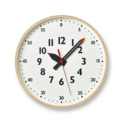 12位! 口コミ数「1件」評価「5」掛け時計 受賞多数 時計 fun pun clock Mサイズ YD14-08 M 壁掛け時計 Lemnos レムノス インテリア　【 富山･･･ 
