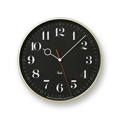 RIKI RING CLOCK/ブラック（WR20-05 BK）Lemnos レムノス 時計　【インテリア】
