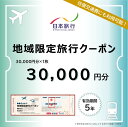 富山の旅行券（宿泊券） 【ふるさと納税】日本旅行　地域限定旅行クーポン【30，000円分】　【旅行 チケット 旅行 宿泊券】