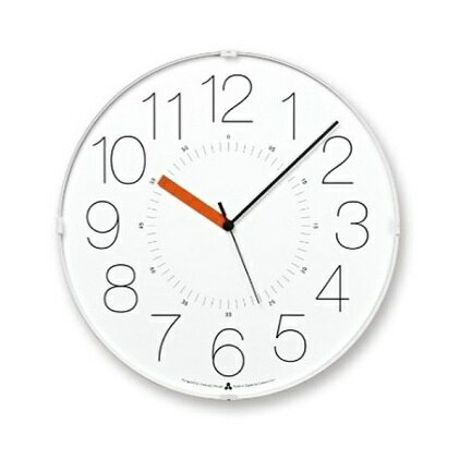 CARA / ホワイト/オレンジ(AWA21-01 WH-O)Lemnos レムノス 時計 [インテリア 民芸品 工芸品 伝統技術] お届け:※申込状況によりお届け迄1〜2ヶ月程度かかる場合があります。