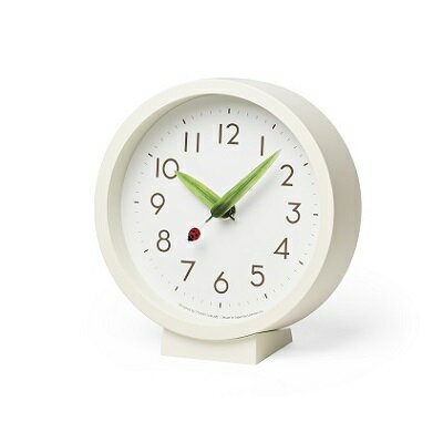 とまり木の時計 mini / てんとう虫（SUR20-06 TENTO） Lemnos　レムノス 時計 春の新生活　【インテリア 民芸品 工芸品 伝統技術 時計 とけい 掛け置き兼用の時計】　お届け：※申込状況によりお届け迄1～2ヶ月程度かかる場合があります。