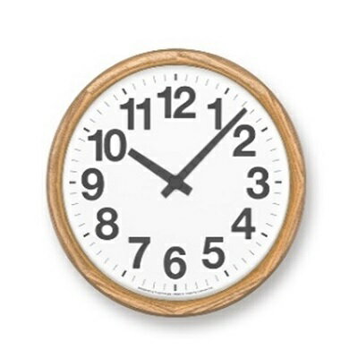 Clock A/ ナチュラル（YK21-15NT）Lemnos 掛け時計　【装飾品 民芸品 工芸品 伝統技術 インテリア】　お届け：※申込状況によりお届け迄1～2ヶ月程度かかる場合があります。