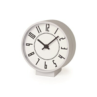 置き時計 【ふるさと納税】eki clock s / ホワイト（TIL19-08 WH） レムノス Lemnos 時計　【装飾品 民芸品 工芸品 伝統技術 インテリア】　お届け：※申込状況によりお届け迄1～2ヶ月程度かかる場合があります。