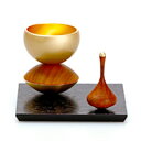 【ふるさと納税】【高岡銅器】揺音セット Gold 空穏KUON 揺れるおりん 民芸品 工芸品 伝統技術 おりん