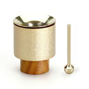 【ふるさと納税】【高岡銅器】塔音 鈴花・鈴棒セット Gold 空穏KUON 花器 おりん 民芸品 工芸品 伝統技術 インテリア おりん