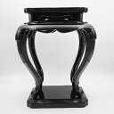 【ふるさと納税】【高岡漆器】宝来高卓 黒無地 民芸品 工芸品 伝統技術(3)