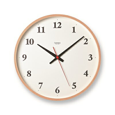 Plywood clock[電波時計] / LC21-06W NT レムノス Lemnos 時計 [工芸品 装飾品 LC21-06W NT 電波時計 時計 インテリア]