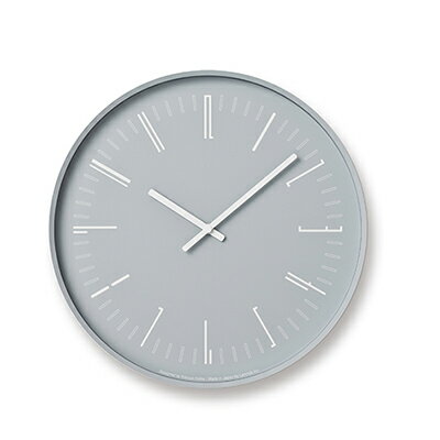 【ふるさと納税】Draw wall clock / グレー（KK18-13 GY）レムノス Lemnos 時計 【 工芸品 装飾品 民芸品 伝統技術 インテリア 時計 壁掛け時計 ガラス おしゃれ アクセント 】