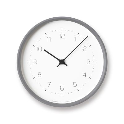 NEUT wall clock / グレー(KK22-09 GY) [ インテリア 小物 雑貨 シンプル おしゃれ 壁掛け時計 掛け時計 リビング 寝室 部屋 店舗 お店 インテリア雑貨 ]