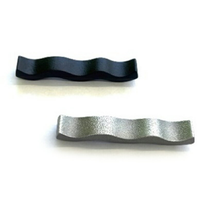 【ふるさと納税】【高岡銅器】カトラリーレスト山並　黒・銀 セット 箸置き 伝統工芸品 職人 手作り セット 富山県 高岡