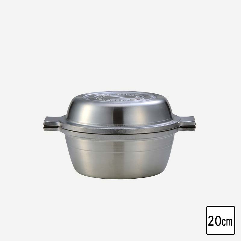 【ふるさと納税】【選べるサイズ】両手鍋 ガス火用 マイスターあわせ釜 20cm 24cm アルミ セラミック 鍋 フライパン 蓋 セット 調理器具 調理器 キッチン用品 北陸アルミニウム 日本製 雑貨 日用品 富山県高岡市 FAD-0275var