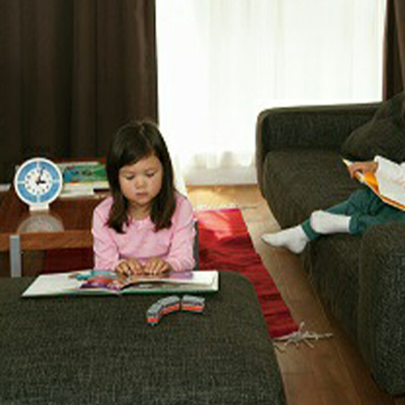 【ふるさと納税】fun pun clock with color! for table /ライトブルー （YD18-05LBL）Lemnos レムノス 時計 インテリア お届け：※申込状況によりお届け迄1〜2ヶ月程度かかる場合があります。 FAD-0382