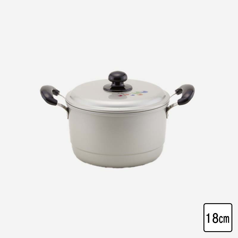 【ふるさと納税】【選べるサイズ】鍋 ガス火用 エシャロット兼用鍋 18cm 20cm 22cm 24cm 兼用鍋 両手鍋 蓋 蓋付き 軽量 軽い アルミ製 北陸アルミ 北陸アルミニウム 日本製 調理器具 キッチン用品 日用品 富山県 雑貨 FAD-0435var