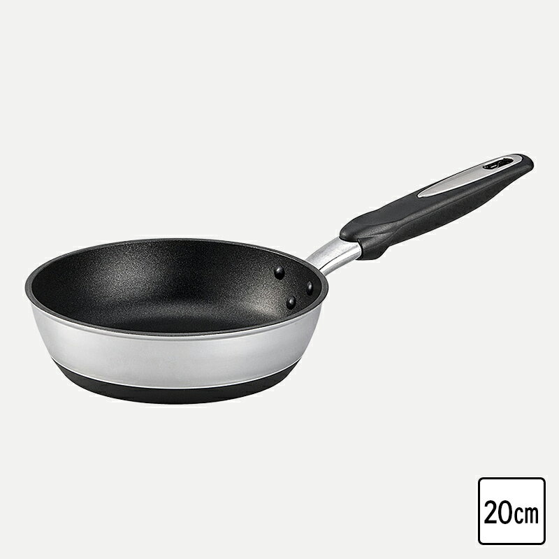 【ふるさと納税】【選べるサイズ】フライパン IHハイキャストプレミアム 20cm 22cm 24cm 26cm IH対応 ガス火対応 テフロン 深型 北陸アルミ 北陸アルミニウム 日本製 調理器具 キッチン用品 日用品 富山県 料理 プラチナ加工 高品質 FAD-0840var