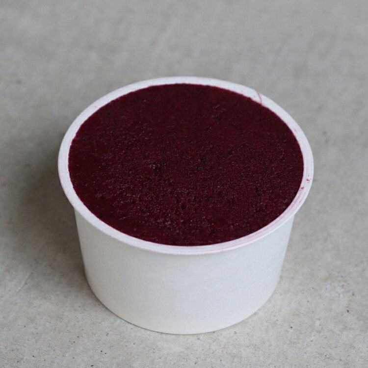 【ふるさと納税】甘酒とブルーベリーのソルベ6個　【 アイス 氷菓子 糀 甘酒 濃縮 優しい甘み 自然な酸味 完全無添加 子供 】