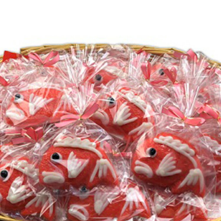 【ふるさと納税】【かわいい細工蒲鉾】来福丸鯛30匹(ラッピング仕様)かまぼこ カマボコ 富山 魚津 【練り物・魚貝類・かまぼこ・練り製品・鯛】