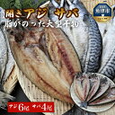 14位! 口コミ数「0件」評価「0」脂がのった大型干物 開きあじ6尾 開きサバ4尾 富山 魚津 浜浦水産 鯵 アジ 鯖 さば【アジ・魚貝類・干物・鯖・サバ】