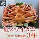 【ふるさと納税】魚卸問屋のベニズワイガニ 700～800g