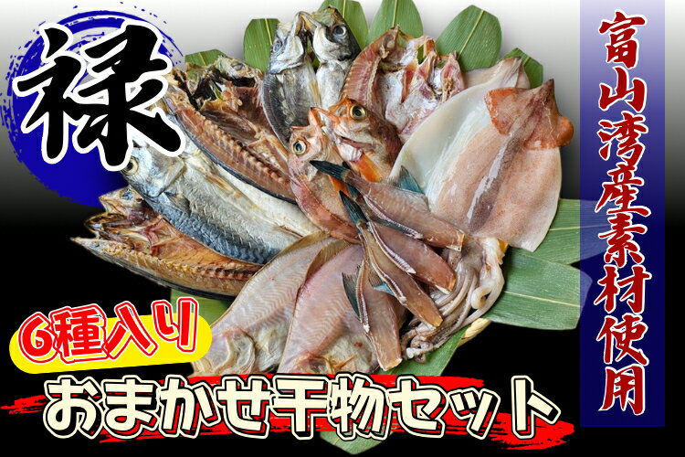 【ふるさと納税】富山湾産おまかせ干物セット「禄」 ※北海道・沖縄・離島への配送不可
