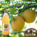 【ふるさと納税】無添加・完熟梨ジュースと季節の梨の贈りもの(ジュース1本・品種おまかせ梨3個) ※北海道・沖縄・離島への配送不可 ※2025年8月上旬~10月上旬頃に順次発送予定