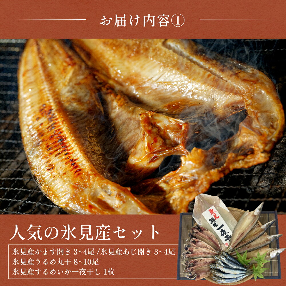 【ふるさと納税】《3回 定期便》 氷見産お勧め一夜干し詰め合わせ〈のどぐろ・白エビ入り！〉 詰め合わせ ギフト 干物セット 国産 富山 氷見漁港 産地直送 無添加 冷凍 のどぐろ 白えび ほっけ