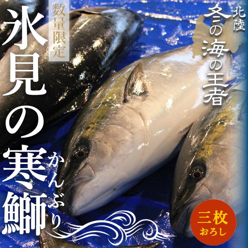 【ふるさと納税】＜先行予約＞ 天然 寒鰤 『ひみ寒ぶり』 一本丸ごと！（三枚おろし）※配送エリア限定※ 富山 湾 寒ブリ 鰤 氷見 能登 国産 寒鰤のサムネイル