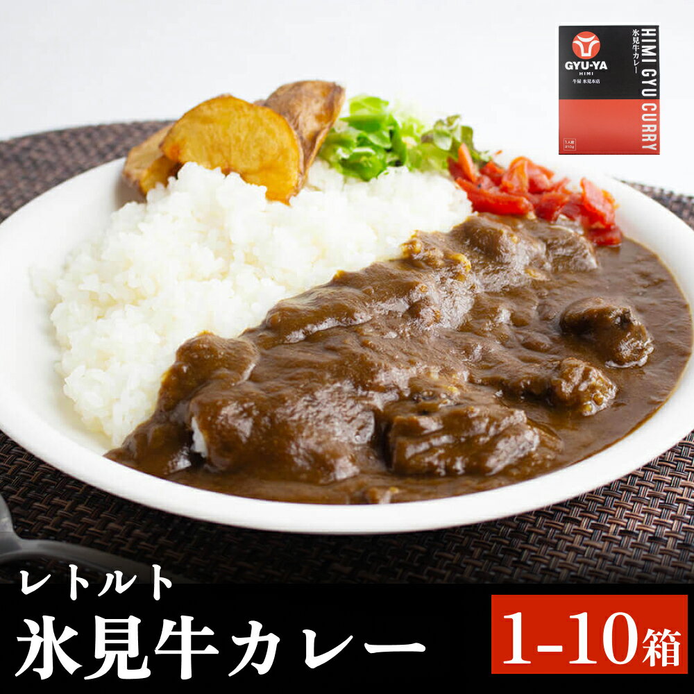 氷見牛カレー(レトルト) 1-10箱 富山県 氷見市 カレー 湯煎 惣菜