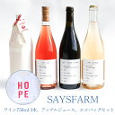 【ふるさと納税】 SAYSFARM　ワインセット（復興支援オリジナルエコバッグ付）　富山県 氷見市 ワイン ジュース 復興 支援