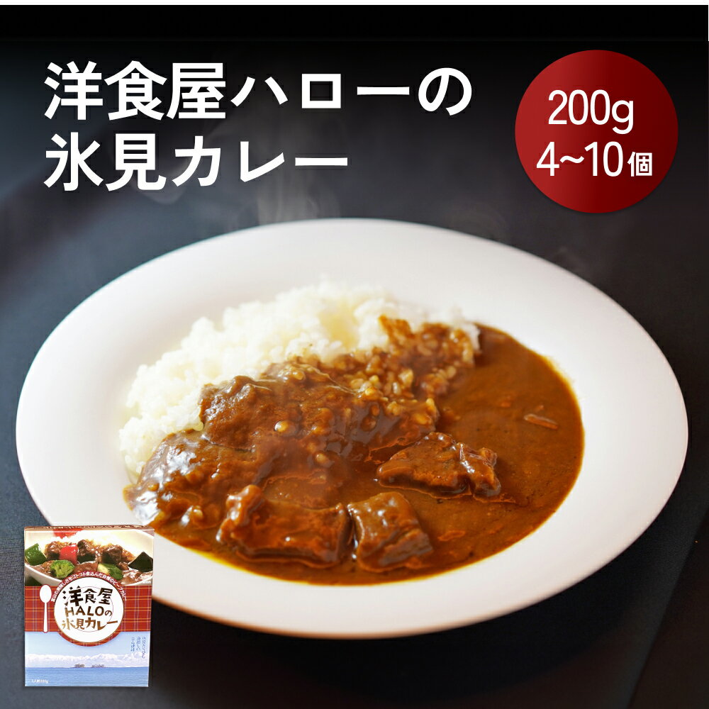 洋食屋ハローの氷見カレー 4〜10個 富山県 氷見市 カレー インスタント 惣菜 イワシ 煮干し