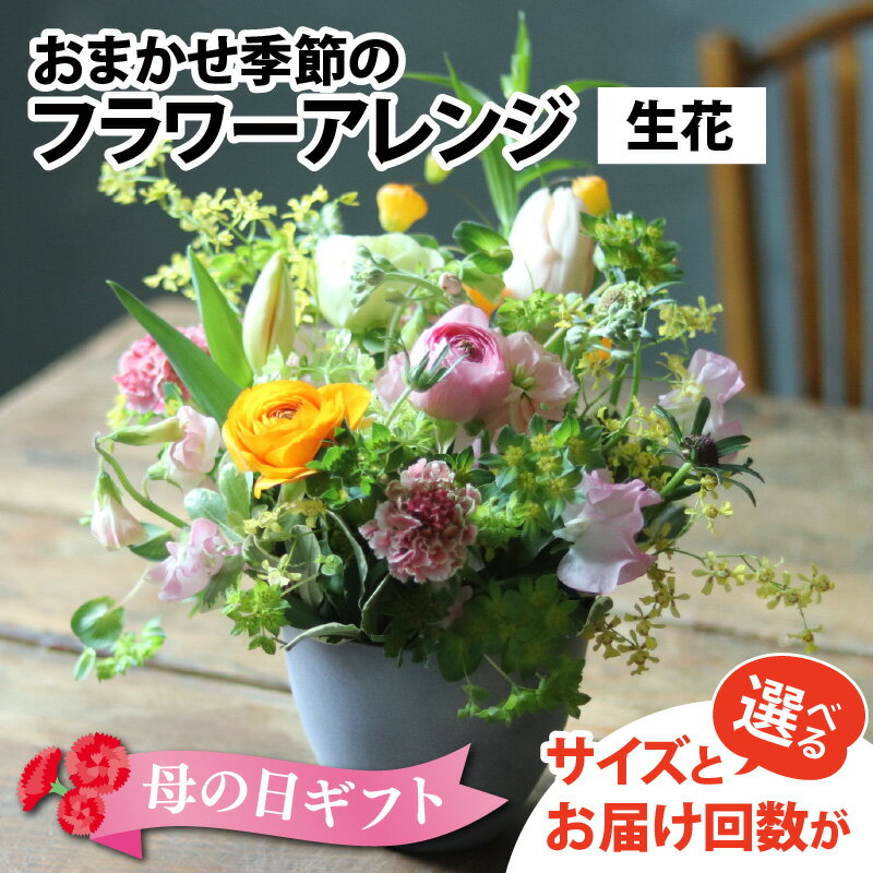 【ふるさと納税】お花 ギフト 母の日 季節のフラワーアレンジ