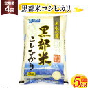 【ふるさと納税】定期便 米 黒部米 コシヒカリ 5kg×4回