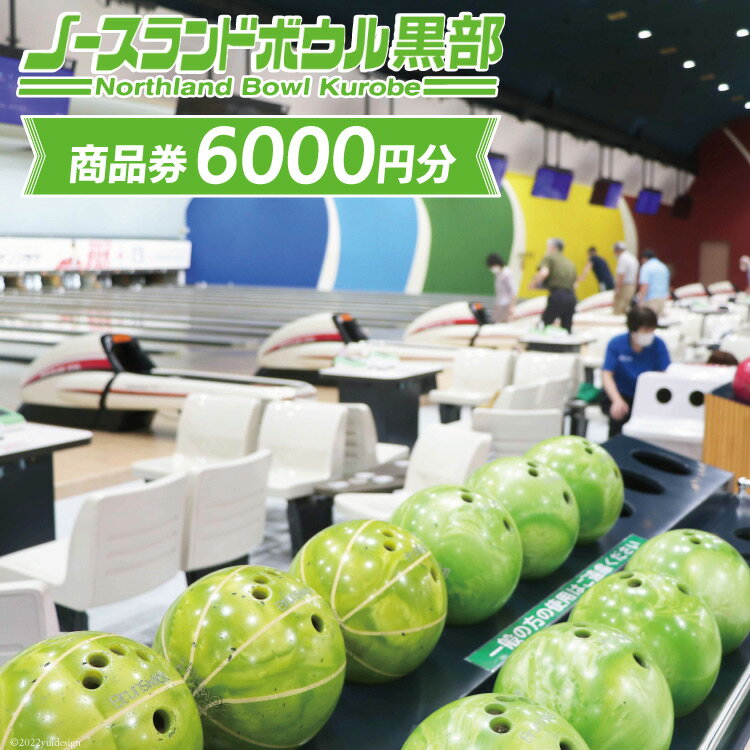 商品券 ボウリング 6000円分 スポーツ レジャー/ノースランドボウル黒部/富山県 黒部市　【 体験チケット チケット 入場券 利用券 】　お届け：※寄附申込がお盆・連休前後の場合や寄附申込が集中した場合は、お届けまでお待たせすることがございます。