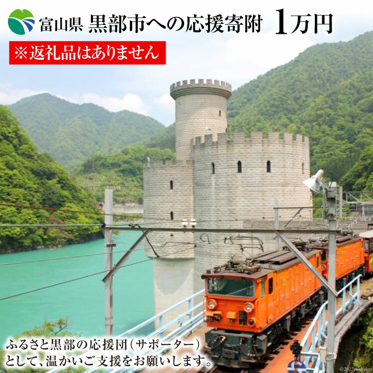 【ふるさと納税】黒部市への応援寄附(返礼品はありません)1口 10,000円 返礼品なし 地域のお礼の品