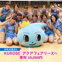【ふるさと納税】【お礼の品なし】KUROBEアクアフェアリーズへのお応援寄附20,000円 【チケット】