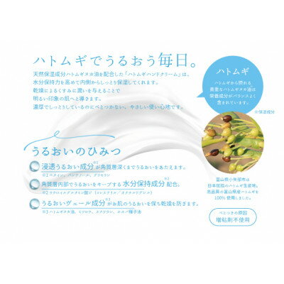 【ふるさと納税】ハトムギハンドクリーム　(50g×1本)【1289795】