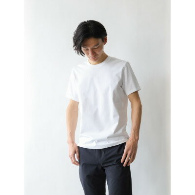【ふるさと納税】ホワイト LLサイズ メンズ 10Years 26ゲージ スムースコットン クルーネックTシャツ【1584329】