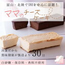 12位! 口コミ数「0件」評価「0」【濃厚だけど後味すっきり！】とろける食感のママのチーズケーキと【ほんのりビターな】ママのガトーショコラのセット