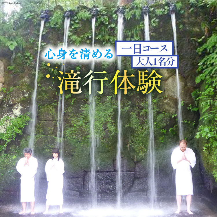 【ふるさと納税】22 滝行 体験 1日コース 大人1名分 チケット [上市町観光協会 富山県 上市町 3228016...