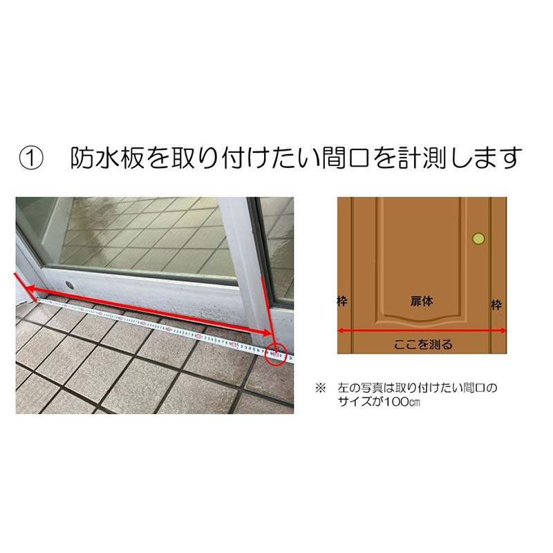 【ふるさと納税】防災グッズ 浸水対策 スライド防水板 たまぼうすいばん (高さ30cm×幅100cm) 防水板 土のう 浸水防止 水害対策 防災 防災用品 Nicoldsystem F6T-376