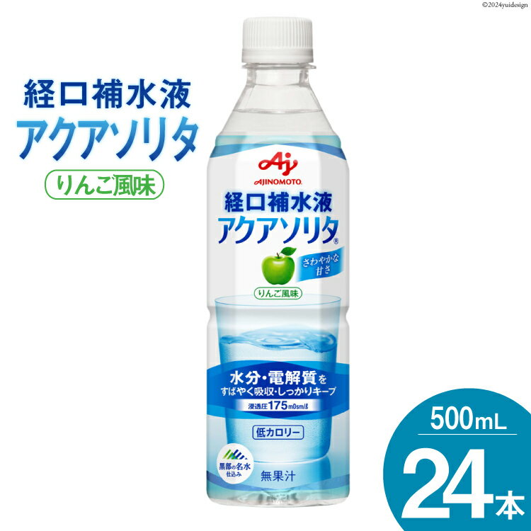 アクアソリタ(R) 500mL×24本入 [株式会社 アールネクスト 富山県 朝日町 34310349] 水 経口補水液 水分補給 熱中症 対策 飲料 水分 電解質