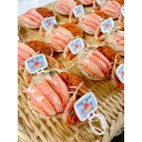 【ふるさと納税】金沢で一番大きい。香箱ガニの面詰(特大)(100〜120g×3杯) カニ酢×3個の甲羅盛り | 蟹 魚介類 水産 食品 人気 おすすめ 送料無料