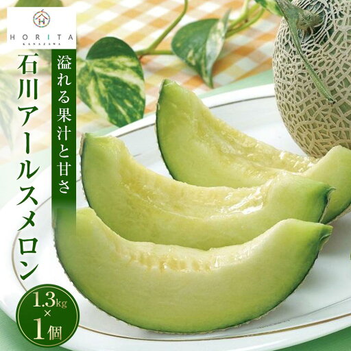 【ふるさと納税】【2025年 先行予約】石川アールスメロン 1.3kg×1個 | フルーツ 果物 くだもの 食品 人気 おすすめ 送料無料 【ふるさと納税】【2025年 先行予約】石川アールスメロン 1.3kg×1個 | フルーツ 果物 くだもの 食品 人気 おすすめ 送料無料