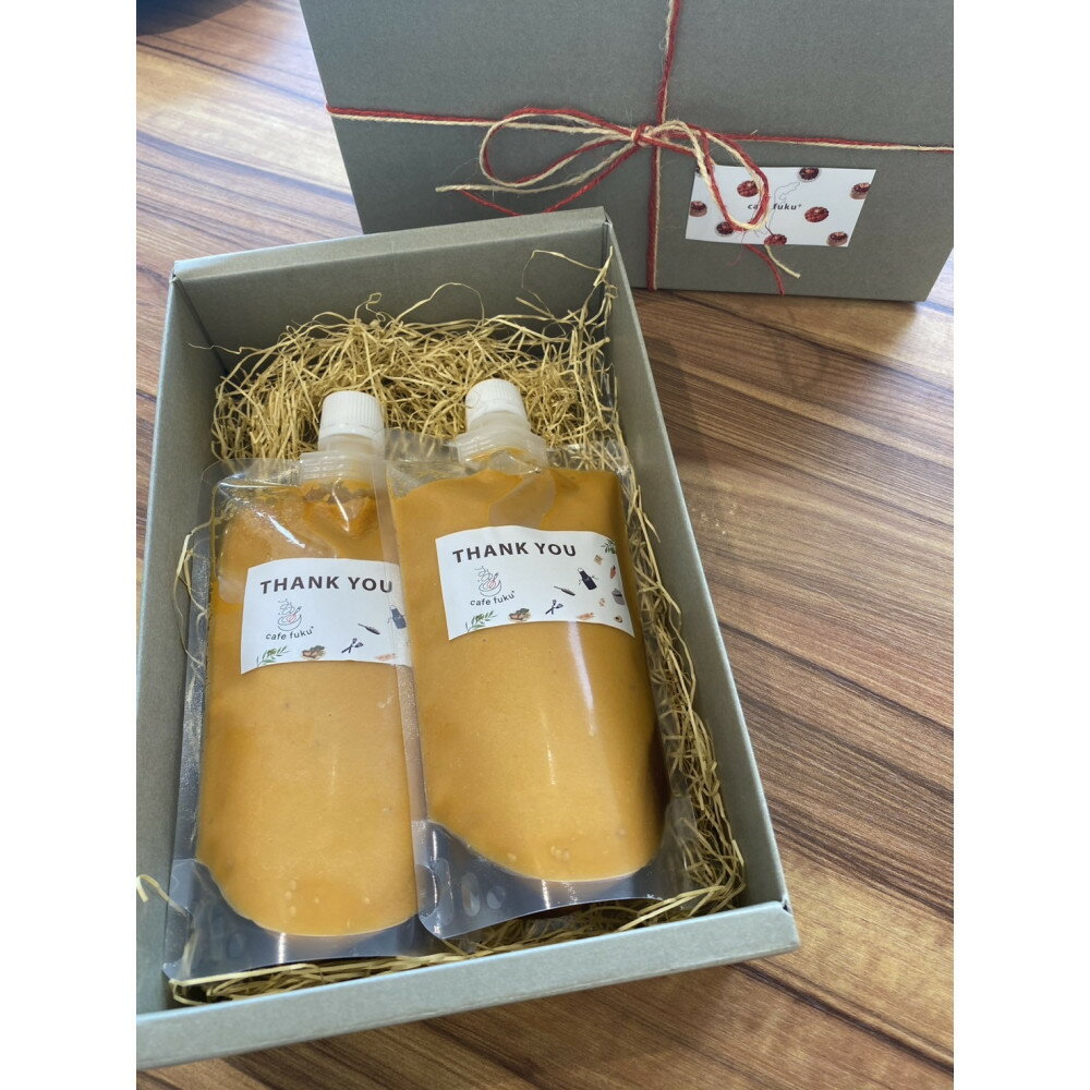 黄金ドレッシング(2本セット)[Cafe fuku+](着日指定必須) | 調味料 油 たれ ドレッシング 酢 食品 加工食品 サラダ 和風 洋風 ヘルシー 手作り セット プレミアム 無添加 フレッシュ 健康 食卓 人気 おすすめ 送料無料